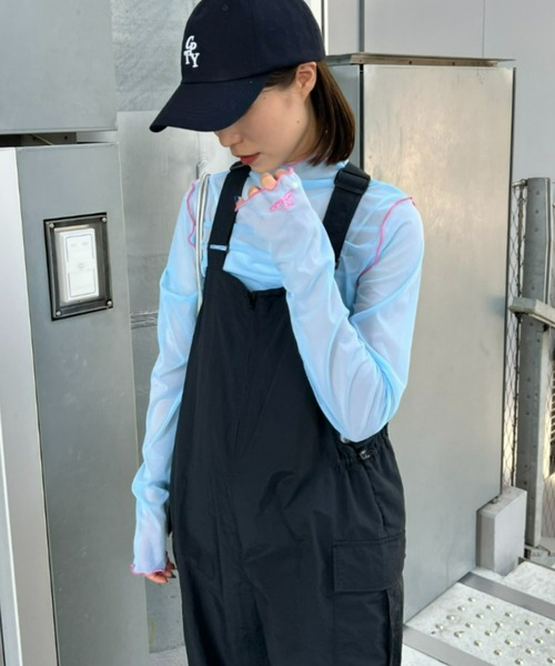 「HELLO.SANFRANCISCO」 長袖カットソー ONE SIZE サックスブルー レディース_画像7