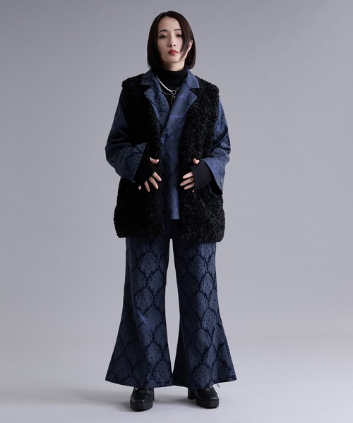 「Ellno Loset」 テーラードジャケット LARGE ブラック メンズ_画像5
