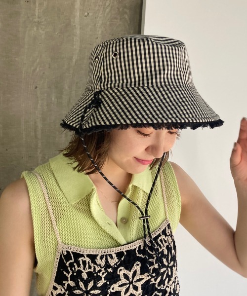 「Casselini」 ハット FREE アイボリー レディース_画像5