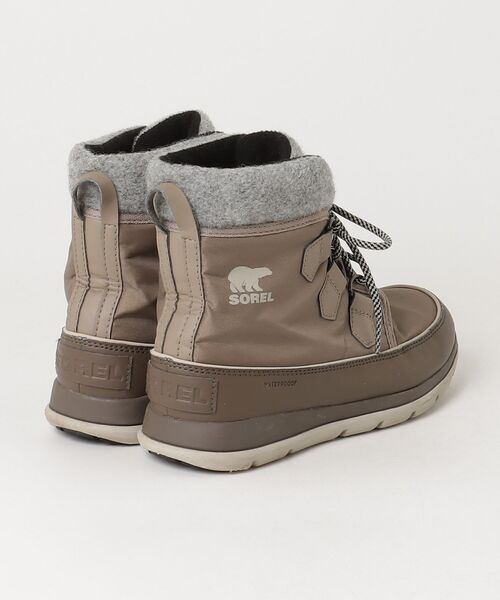 「SOREL」 ハイカットスニーカー 24.5cm ブラウン レディース_画像2