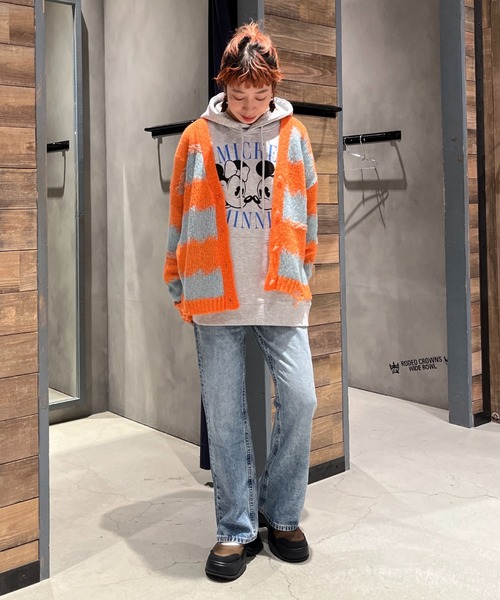 「RODEO CROWNS WIDE BOWL」 デニムパンツ 26inch ブルー レディース_画像2