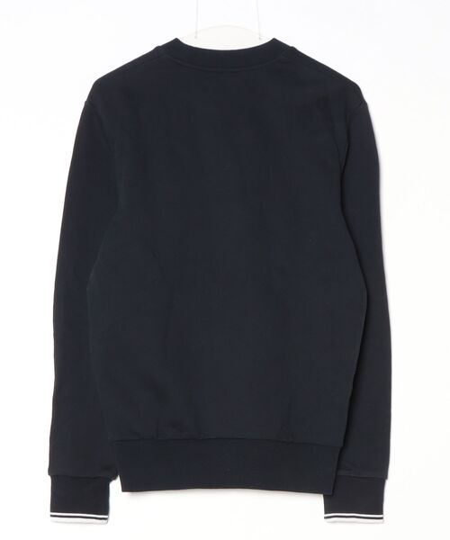 「FRED PERRY」 スウェットカットソー S ネイビー レディースの画像
