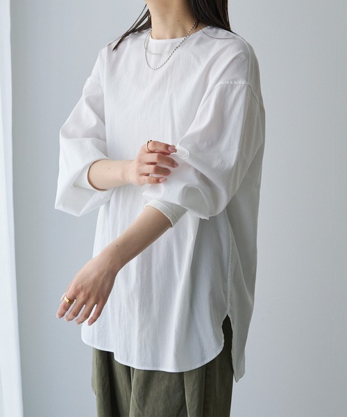 【新品】pual ce cin　ピュアルセシン　長袖　ロングシャツ　カットソー PUAL CE CIN｜ピュアルセシンのTシャツ/カットソー（長袖）通販 - ZOZOTOWN