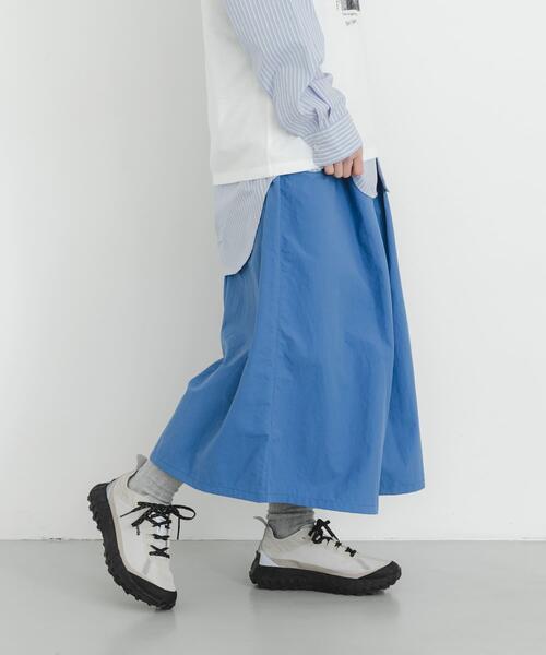 パンツ 「UR TECH」ナイロンタッサーワイドパンツ レディースの画像