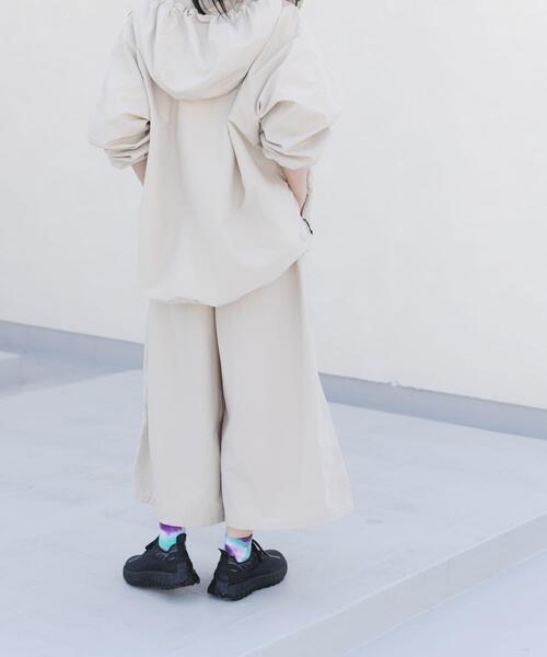 パンツ 「UR TECH」ナイロンタッサーワイドパンツ レディースの画像