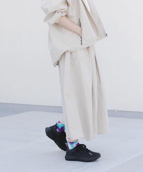パンツ 「UR TECH」ナイロンタッサーワイドパンツ レディースの画像