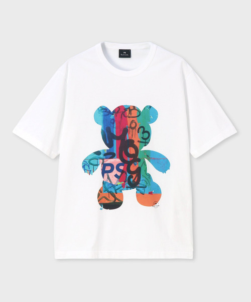 PS Paul Smith tシャツ Graffiti Bear” 半袖Tシャツ / 162558 220X