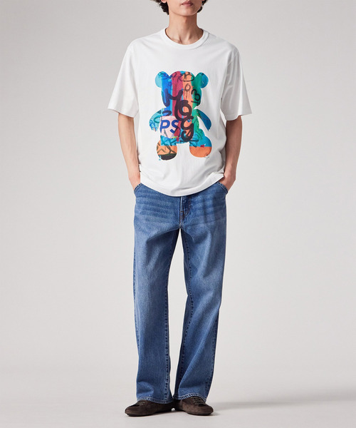 PS Paul Smith tシャツ Graffiti Bear” 半袖Tシャツ / 162558 220X