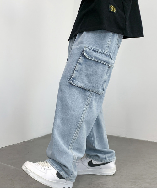 「neos」 デニムパンツ MEDIUM ブルー メンズ_画像8