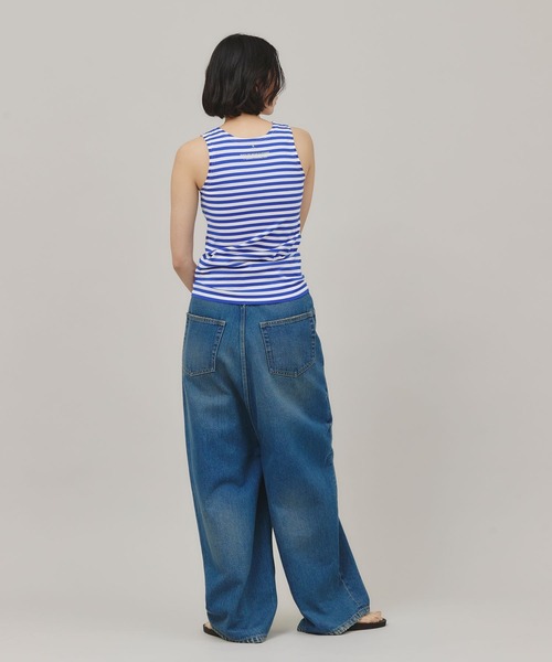 「Curensology」 「＆RC」デニムパンツ 38 インディゴブルー レディースの画像
