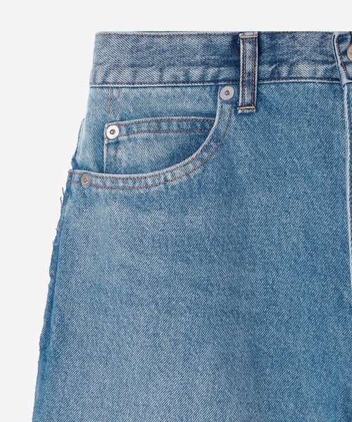 「Bshop」 「serge」デニムパンツ 25 インディゴブルー レディース_画像4
