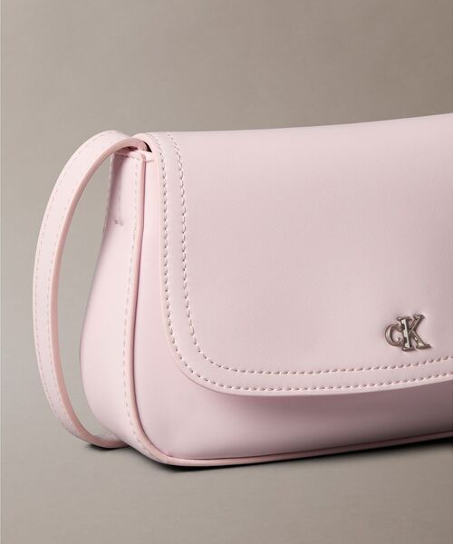 カルバンクラインジーンズ ショルダーバッグ ウォレット ポシェット ピンク カルバンクライン】CKJ フラップショルダーポーチ☆送料無料 (Calvin