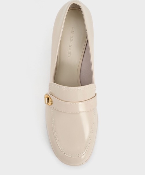 「CHARLES & KEITH」 パンプス 25cm オフホワイト レディース_画像9