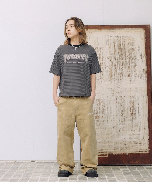 THRASHER（スラッシャー） ワイドパンツ ジーンズ THRASHER×MSG 別注 
