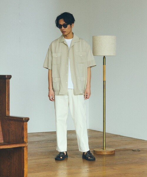 「GUNG HO」 イージーパンツ SMALL オリーブ メンズ_画像7