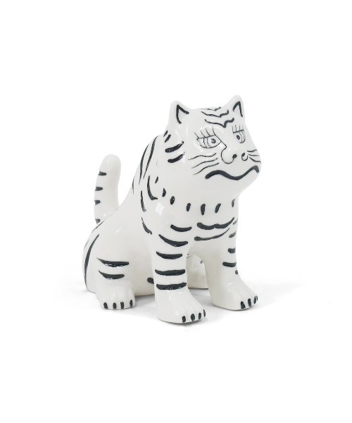 新品 チベタン タイガー オブジェ WHITE 虎 縁起物 インテリア 小物雑貨 POST GENERAL インテリア POST GENERAL / ポストジェネラル チベタン