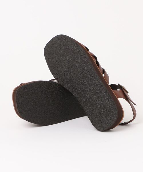 「Piedi Nudi」 フラットサンダル 23.0cm ブラック レディース_画像3