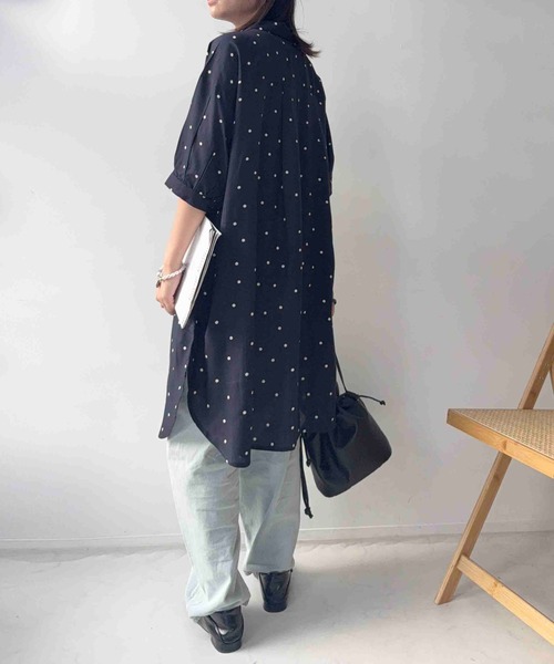 AS KNOW AS（アズノゥアズ） ワンピース 夏 ◯タックデザイン 5分袖