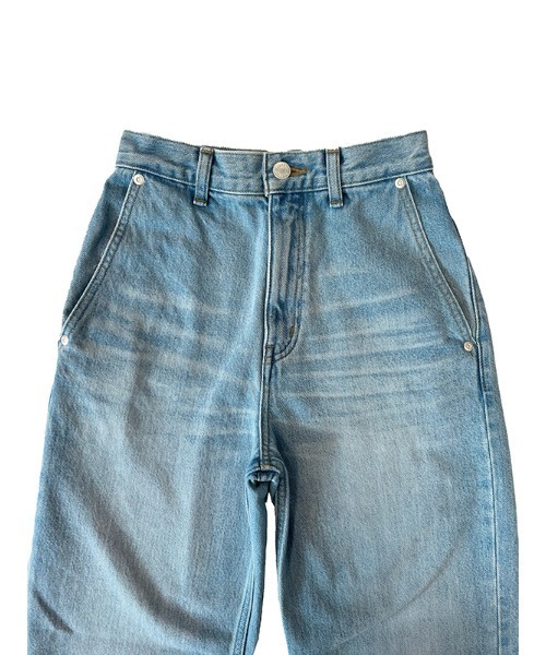 「anuans」 デニムパンツ SMALL ブルー レディース_画像3