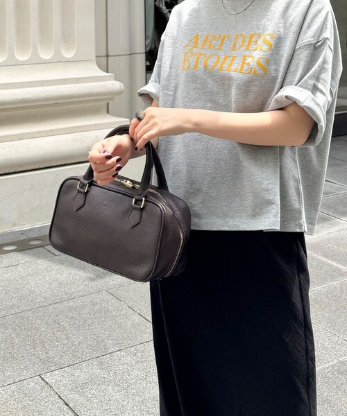 fredy emue（フレディエミュ） ボストンバッグ FR横長レザーボストン