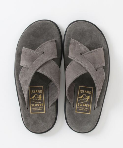 「ISLAND SLIPPER」 サンダル 9 チャコールグレー メンズ_画像4