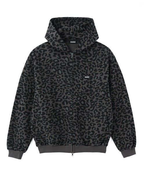 XLARGE（エクストラ ラージ） パーカー LEOPARD ZIP HOODED SWEATSHIRT