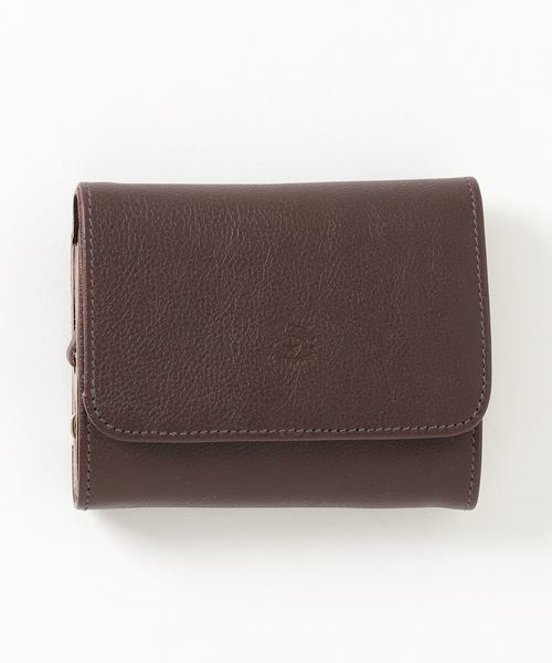 二つ折り財布 財布 IL BISONTE / ORIGINAL LEATHER / ウォレット レディース メンズの画像
