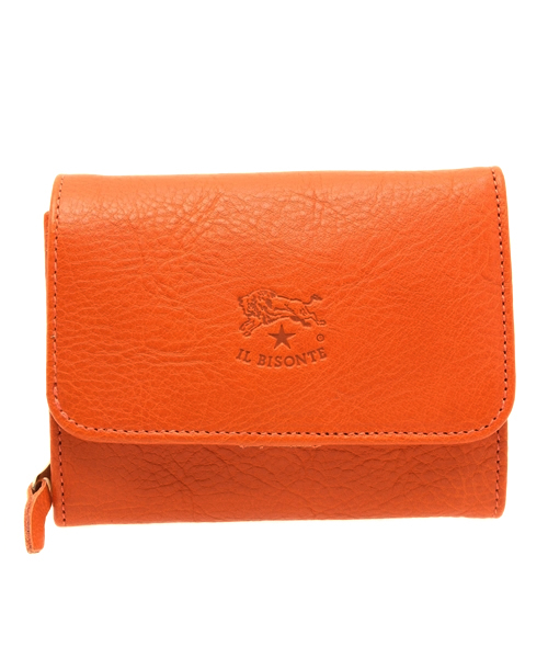 二つ折り財布 財布 IL BISONTE / ORIGINAL LEATHER / ウォレット レディース メンズの画像