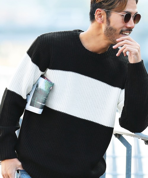 ニット ローゲージ 畦編み クルーネック ニット セーター Zozotown Paypayモール店 通販 Paypayモール