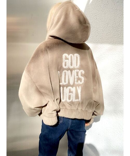 GYDA（ジェイダ） ジャケット ブルゾン GOD LOVES UGLYエコファー 