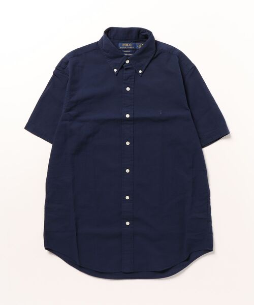 極美品　ポロラルフローレン　現行モデル　シアサッカーシャツ　半袖　ユニセックス U.S. POLO ASSN.】シアサッカー半袖シャツ | ファッション通販