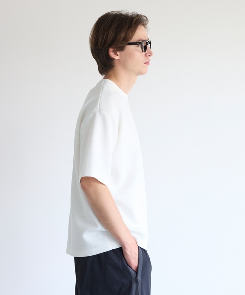 トップス kaka antiqua MA-1風トップス レディース トップス 半袖 無地 丸首