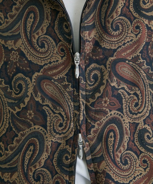 supernova スーパーノヴァ ペイズリージャガードテーラードジャケット superNova. - Track jacket - Velvet flower jacquard