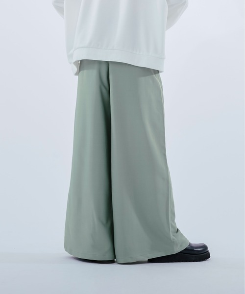 エルノロゼット Ellno losetセンター柄ワイドパンツ S センター柄ワイドパンツ（その他パンツ）｜Ellno Loset（エルノ
