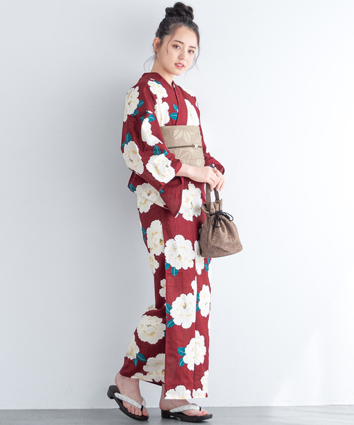 浴衣 夏を彩るレディース浴衣2点セット （浴衣＋帯） レディース