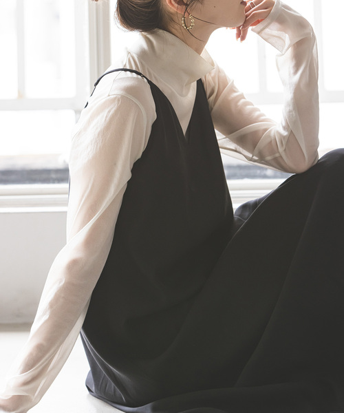 NOBLE tシャツ 「追加」シアースキニーハイネックTOPS 6