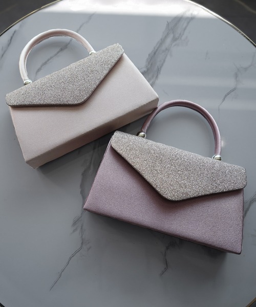 JIMMY CHOO シルバー ゴールド パーティーバッグ 2way ラメ ドレス