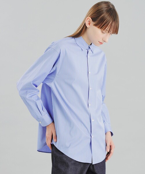 ブラウス シャツ GREY LABEL 「THOMAS MASON」 レギュラーカラーシャツ レディース MACKINTOSH PHILOSOPHY シャツ ブラウス GREY LABEL 「THOMAS