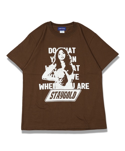 Michelle グラフィックプリント Tシャツ Sサイズ セール】 刺繍ロゴTシャツ/接触冷感/UVカット/洗える
