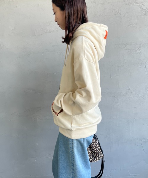 パーカー 「UNIVERSAL OVERALL/ユニバーサルオーバーオール」 別注 ワンポイントロゴ刺繍 スウェットパーカー レディース メンズ UNIVERSAL OVERALL/ユニバーサルオーバーオール] 別注 ワン