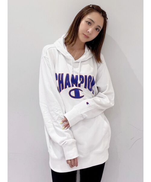 tシャツ Champion HOODED SWEATSHIRT レディース
