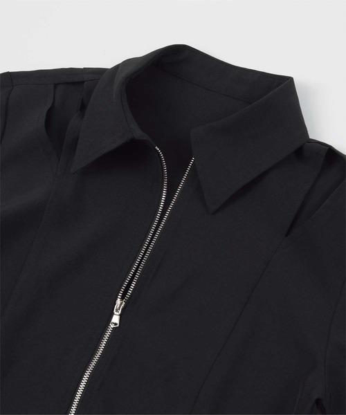 ブラウス シャツ CLINQ*SODA 別注 LENE シュミゼット「BLACK」 レディース CLINQ*SODA 別注 LENE シュミゼット[BLACK]（シャツ／ブラウス