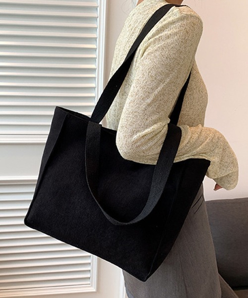 新品 コーデュロイトートバッグ styling/ STYLEBLOCK トートバッグ コーデュロイトートバッグ レディース