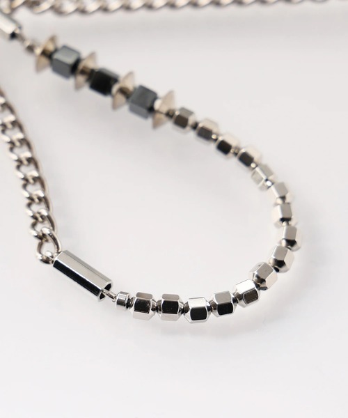 JieDa（ジエダ） ネックレス HEMATITE NECKLACE メンズ : ZOZOTOWN