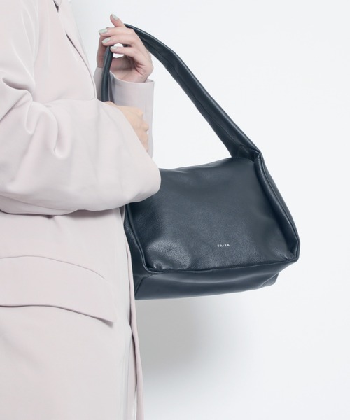 YArKA リアルレザー巾着トートバッグ YArKA トートバッグ 「YArKA/ヤーカ」real leather drawstring