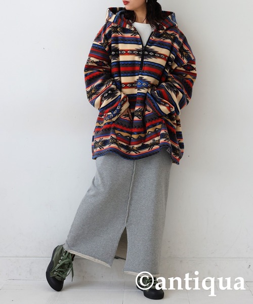 プリーツプリーズ ネイティブ柄 トップス PLEATS PLEASE プリーツプリーズ PP31-JK821 マルチカラー ゾウ柄