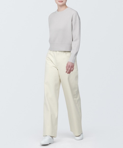 無印良品（MUJI） ジーンズ デニム デニムパンツ 婦人 デニムワイド