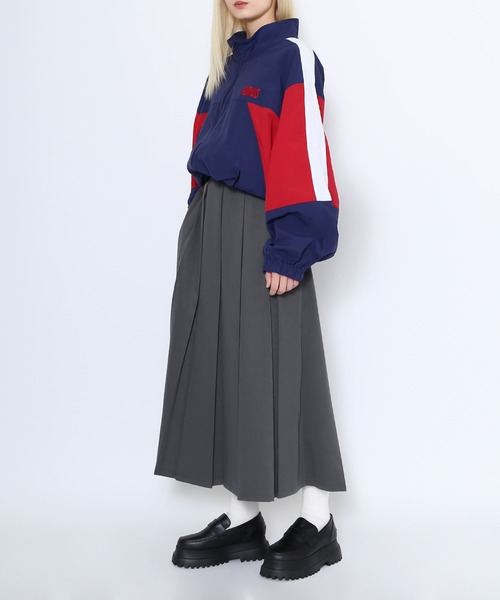 プリーツスカート ロングスカート PUNYUS スカート ボックスプリーツロングスカート : ZOZOTOWN