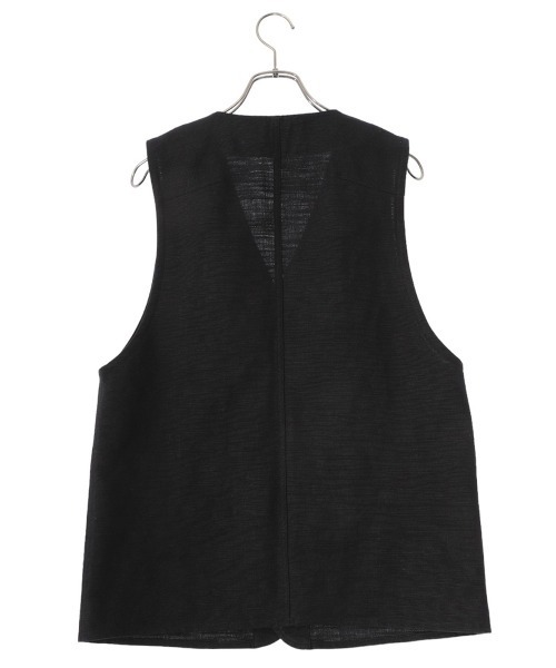 ベスト ジレ BALLAST ARK / バラストアーク：SLUB LINEN VEST：BA09 