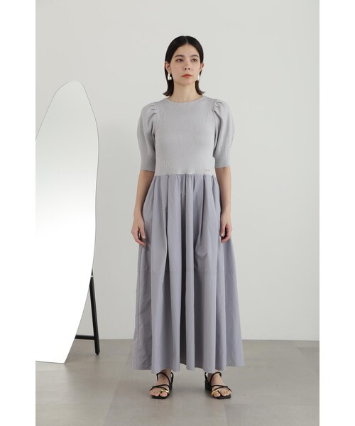 年末のプロモーション特価！ JILL STUART ニットドッキングタックワンピース ワンピース ワンピース